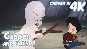 Casper Plays Scouts with Billy 🪵 | Casper and Friends in 4K | 1 Hour Compilation