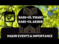 Rabi al thani | Rabi al akhir | Major events | Importance | Sacred month |