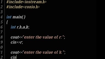 Volume of cylinder and area || c++ video || c++ program || c++ code ||