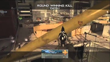 COD MW2 Sick 360 No Scope Across Map!