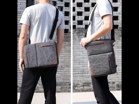 DOMISO Multi-use Strap Laptop Sleeve Bag With Handle For 10" 13" 14" 15.6" 17" Inch Laptop