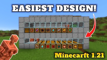 INSANE Copper Golem Item Sorter in Minecraft 1.21 – Fully Automatic Storage System!