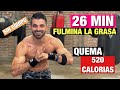 Rutina Hiit Para Adelgazar (26 MIN) Cardio Hiit Fulmina La Grasa En Casa