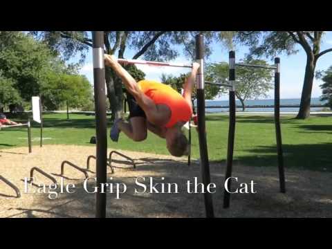 single bar Korean Dips & Back Levers