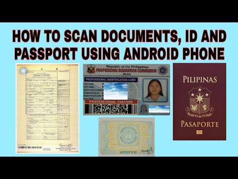 HOW TO SCAN DOCUMENTS USING ANDROID PHONE