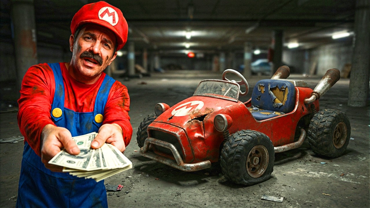 4K Full Restoration of the Giant Mario Kart Real-Life Replica (Collectors’ Holy Grail)