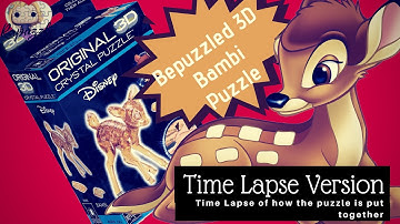 Bepuzzled 3D Crystal Puzzle Bambi- Time Lapse