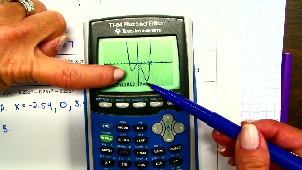 GRAPHING CALCULATOR TIPS FOR 1 4 DAY 1 YouTube
