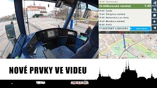 Sobotní šestec a nějaké novinky 🚋 Cab view tram Brno