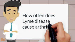 Incidence of Lyme arthritis