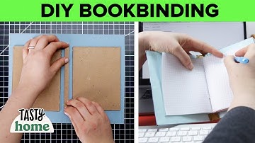 DIY Hard Cover Bookbinding | Tasty Home