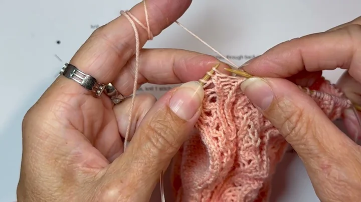 Twisted right decrease/k2tog