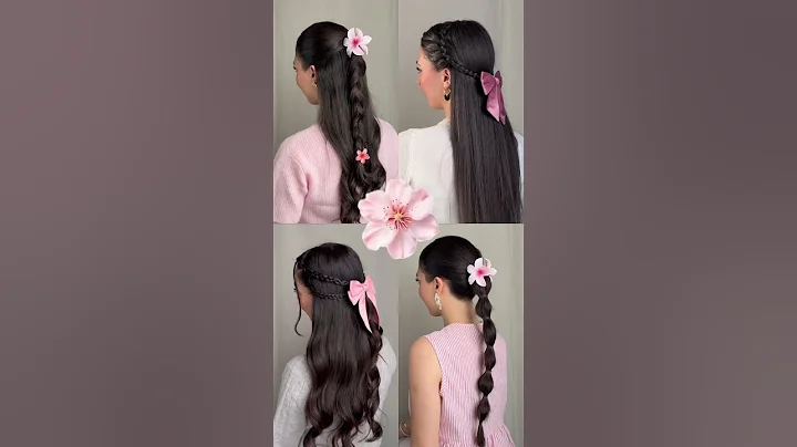 Summer Hair Inspo 🤍🩷💛🩵 #hairstyle #summer #hair #hairtutorial #youtubeshorts