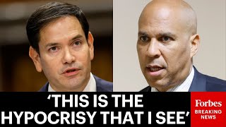 Cory Booker Grills Marco Rubio Over Treatment Of Venezuela Vs. Treatment Of Venezuelans In The Us