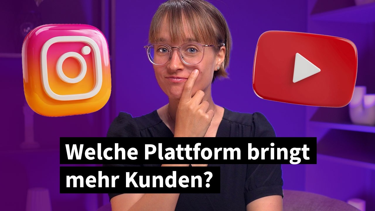 Miriam Iris Kuhnle antwortet auf die Frage YouTube oder Instagram um Kunden zu gewinnen?
