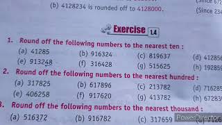 EXERCISE 10 1. Round each of the following numbers to the nearest