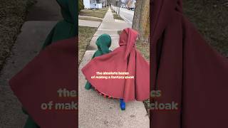 toddler or you fantasy cloaks are just circle skirts! #hobbitcore #whimsical