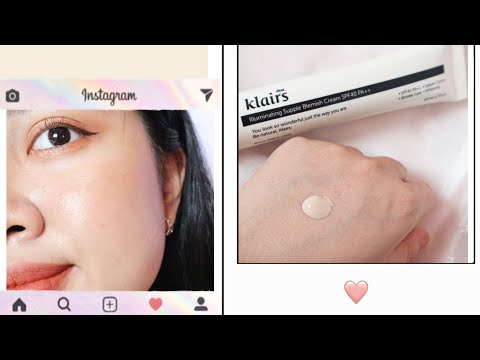 QUAY VỀ VỚI BB CREAM | Klairs Illuminating Supple Blemish Cream | Review | By Thư | Tất tần tật những nội dung liên quan bb cream cho da nhạy cảm đúng nhất