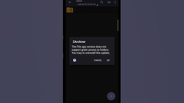 Zarchiver Data Obb Files Not Access Problem Solve | The File App Version Does Not Support Problem