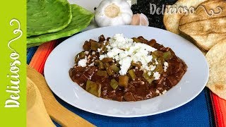 Nopales Con Chile Ancho - LOW CARB / DELICIOSO by Delicioso! 10,835 views 6 years ago 4 minutes, 44 seconds