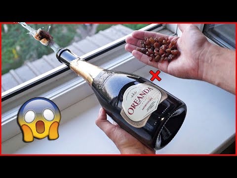 Видео: Эксперимент с шампанским 