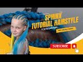 Sphinx (sfinks) tutorial hairstyle for beginners