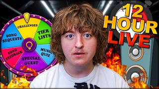 12 HOUR LIVE Music Reaction Marathon 🤯 Song Requests, Album Reviews & More