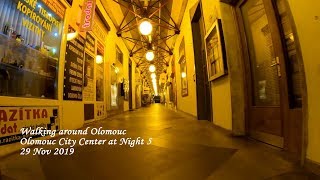 Оломоуц. Walking Around Olomouc. Olomouc City Center At Night 5. Orange Ua