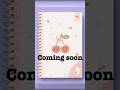Cute Cherry Notebook Cover Design 🍒| Aesthetic kawai Notebook Idea | #shorts #ytshorts #shortsfeed