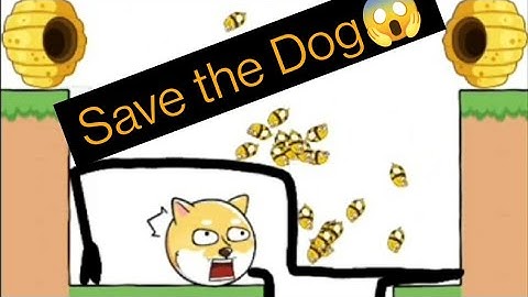 Doge Rescue : Draw to Save | Level 1-25 | Save the Dog from the Bees 🐝| Puzzle Solution of all Level
