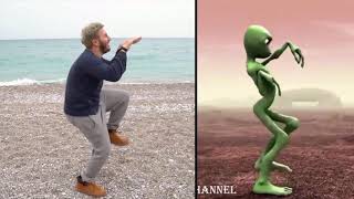 Ünlü Youtuber Batur Enes De Yeşil Uzaylı Dansı Akımı Na Katıldı