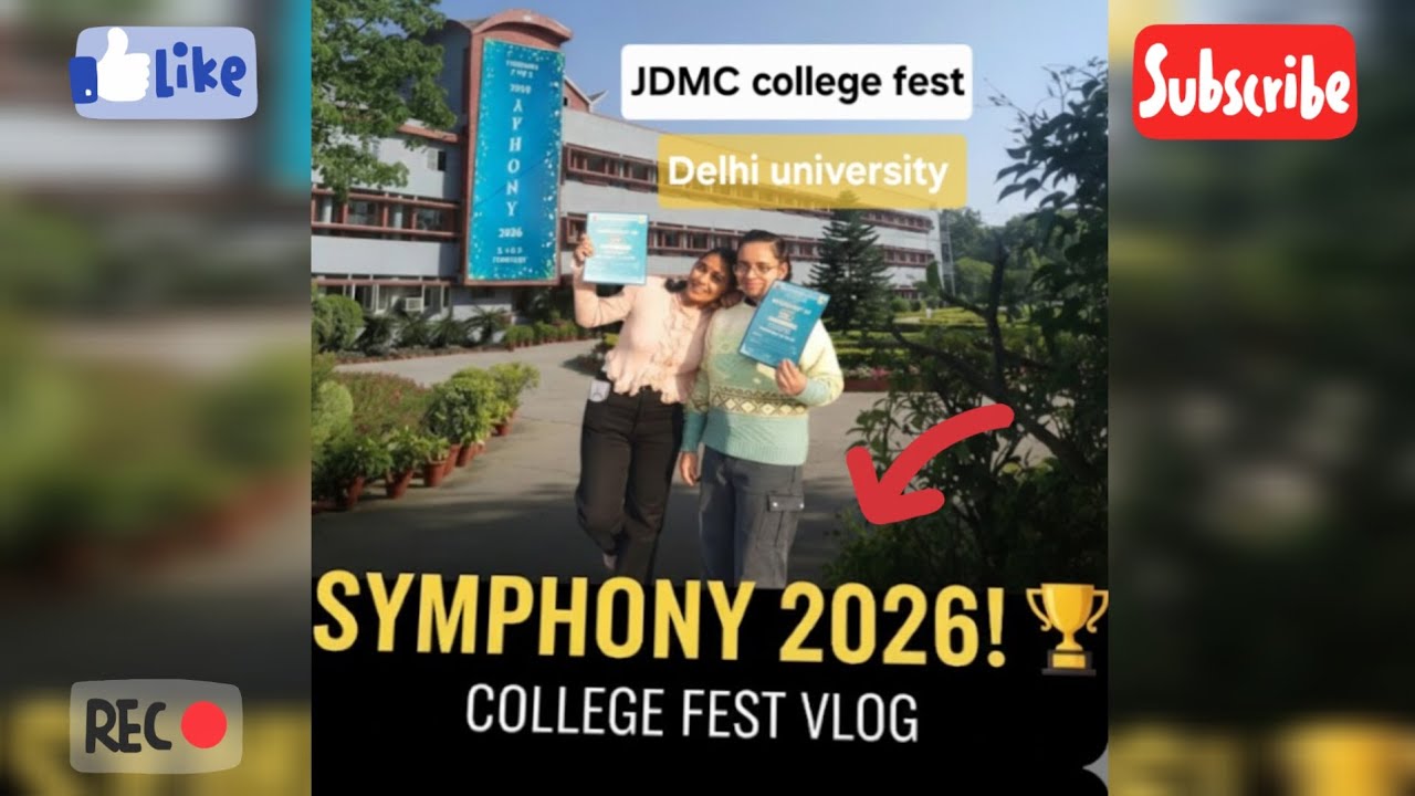 Delhi university Fest 2026  JDMC COLLEGE FEST 26 Jdmc 