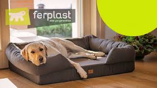Лежанка для собак с матрасом из пены с эффектом памяти Ferplast Memor One (Ферпласт Мемор Ван)