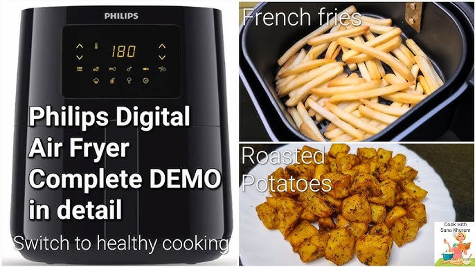 Friteuse Électrique Philips sans Huile Airfryer DIGITAL Noire – HD9252/70 -  trade solutions company