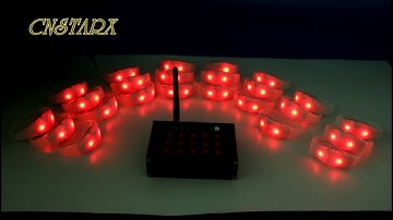 programmable remote controlled led bracelet, remote control vibrating led bluetooth bracelet