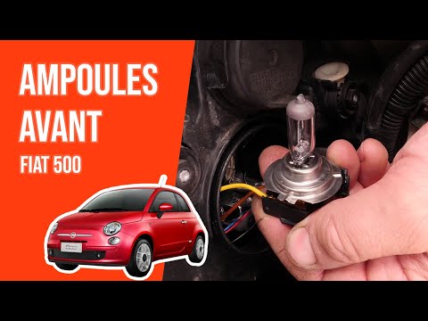 Changer les Ampoules d&rsquo;éclairage avant FIAT 500 💡