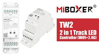 MiBoxer TW2 2 in 1 Track LED Controller (WiFi+2.4G)