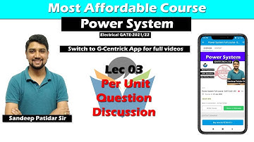 Lec 03 Per Unit Question Discussion