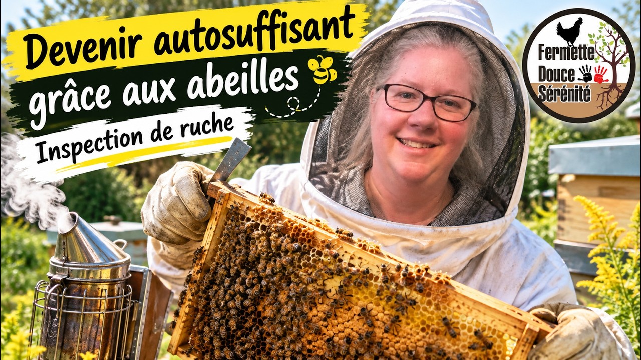 Devenir autosuffisant grâce aux abeilles 🐝 Inspection de ruche #362