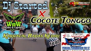 Download Lagu Dj Started x Cocote Tonggo jingle terbaru WnW audio blitar by 69project feat Pemuda Kurang Turu RW 7 MP3