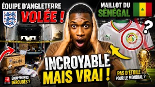 INCRIVABLE ? MAIS VRAI! Équipements des anglais volé /nos maillots n’ont d’étoiles,les explications