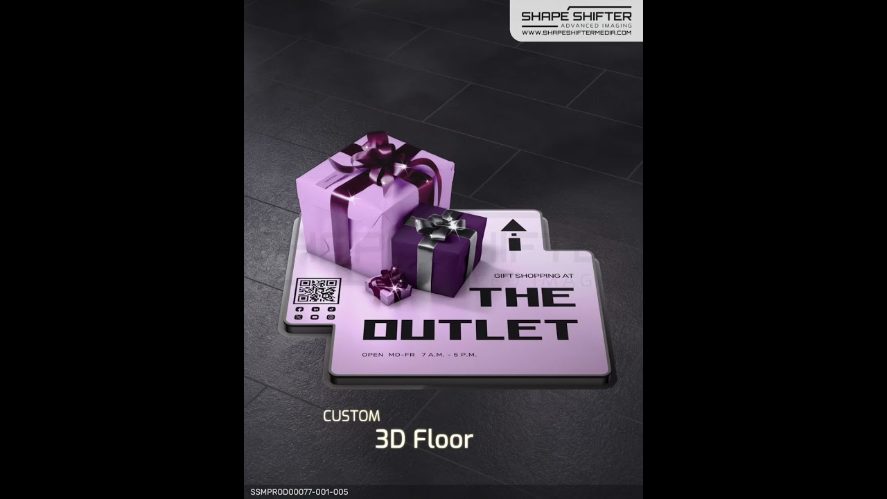 3D FloorGraphics from magic dust #anamorphic #digitalprinting #advertising  #instore #marketing 