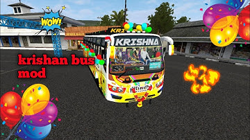 🤯✨krishan bus mod in tamil bus simulator indonesia krishan bus mod in bussid @kakashiHitsTamil