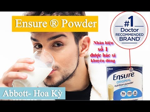 hqdefault Sữa bột Ensure ® Powder 397g (14oz) của hãng Abbott Hoa Kỳ