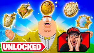 Unlocking The *GOLD* PETER GRIFFIN in Fortnite!