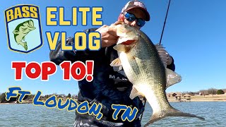 BASS ELITE VLOG - TOP 10 on Ft Loudon with John Crews
