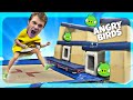 Angry birds real life cross jumps trampoline park