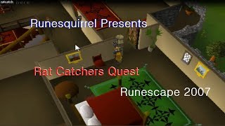Runescape 2007 - Rat Catchers Quest with commentary