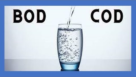 BOD AND COD | WHAT IS BOD | WHAT IS COD | BOD | COD