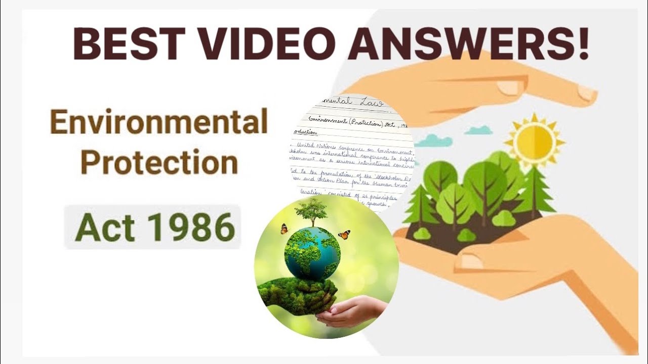 environment protection act 1986 assignment